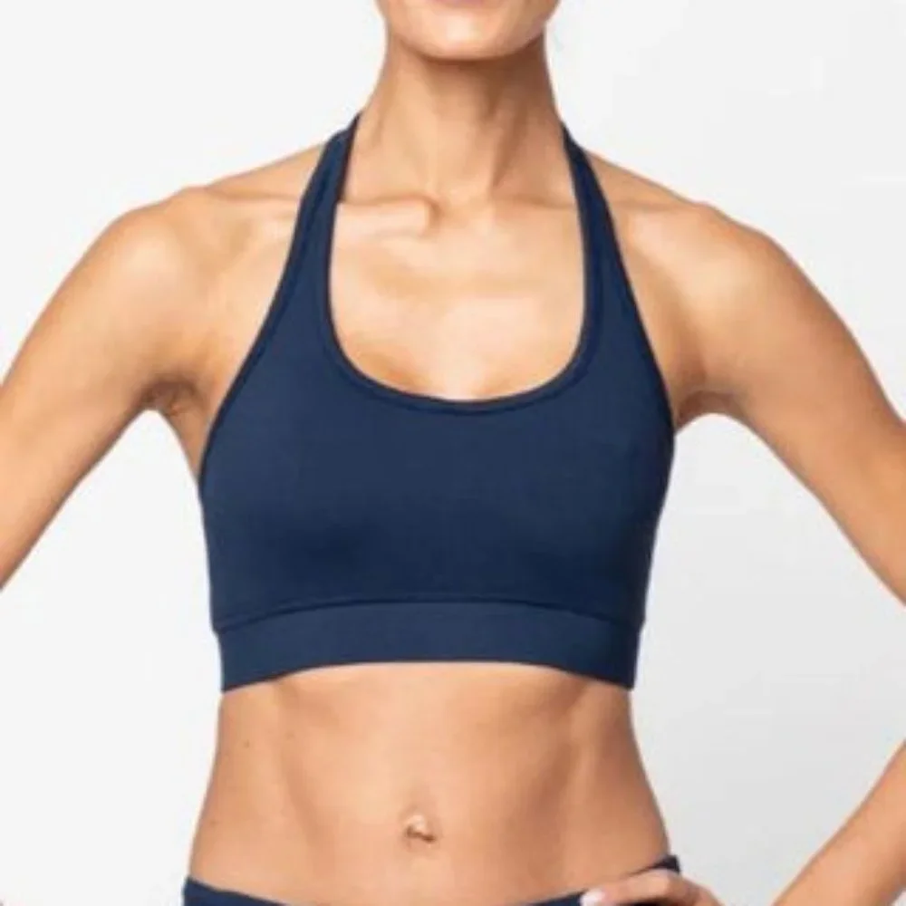 NEW WHISPER Anna Bra Marine Navy sports bra